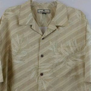 Men's Tommy Bahama Large 100% Silk Hawaiian Summer